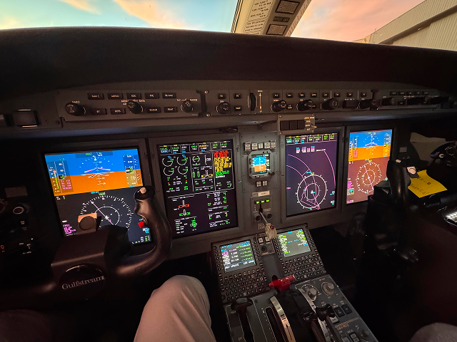 plane cockpit
