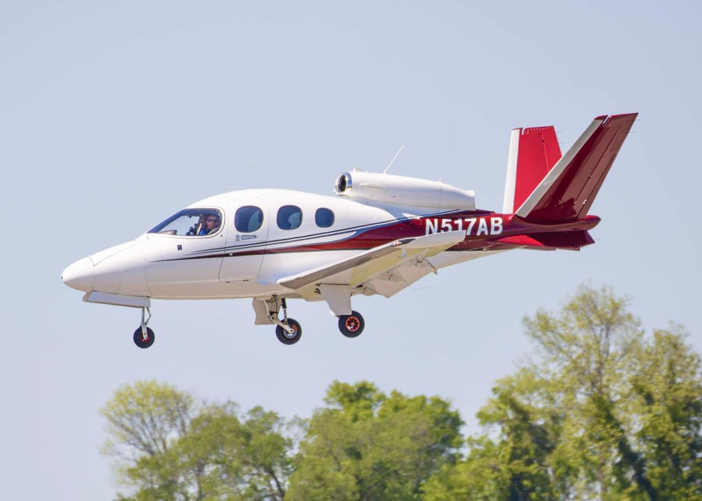 vision jet in air